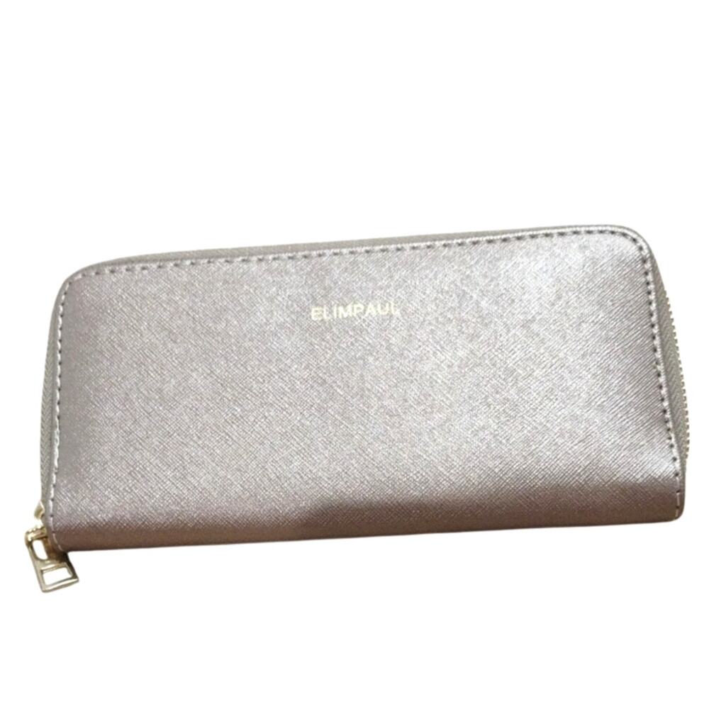 ELIM & PAUL FAUX LEATHER WALLET